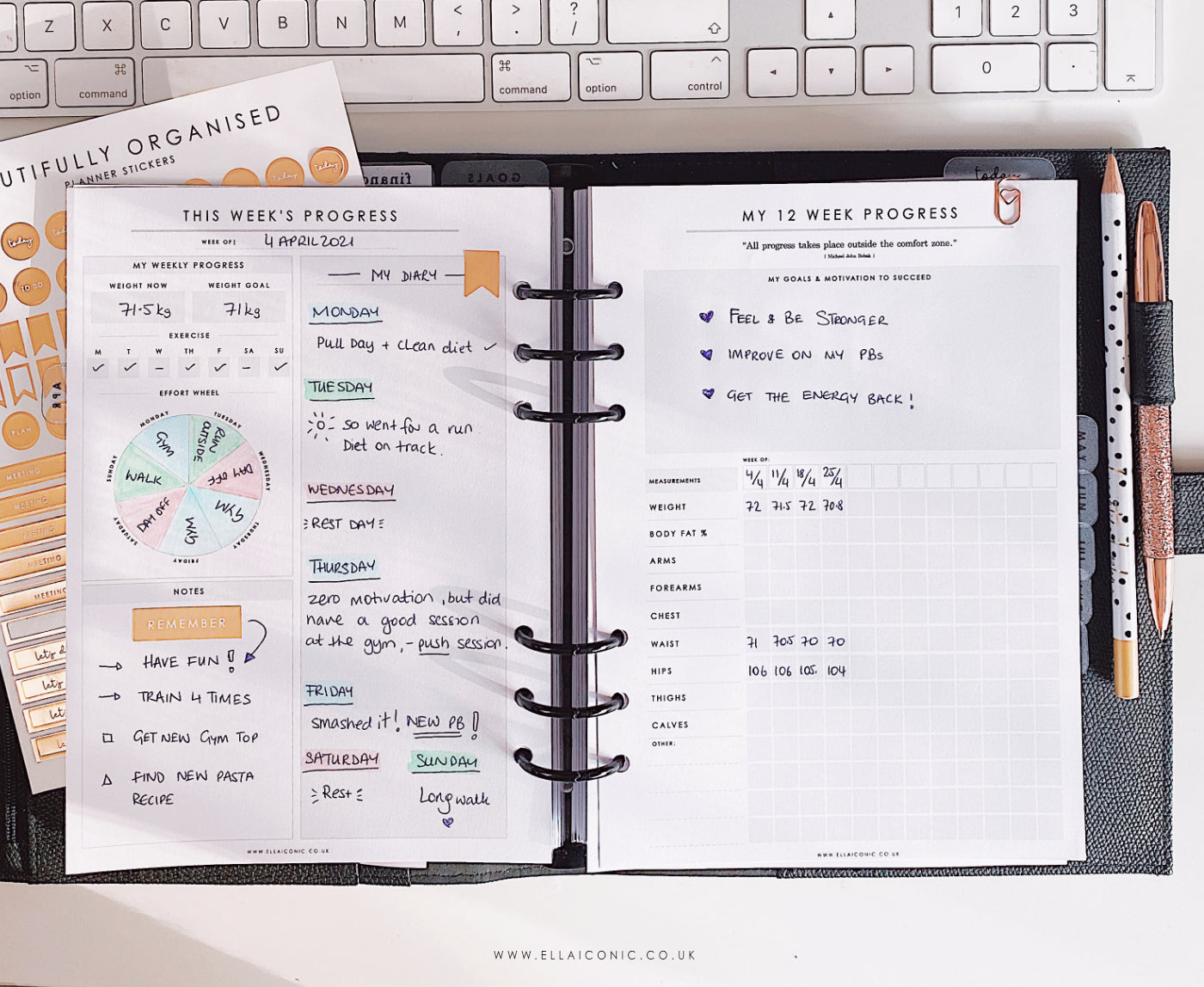 Planning with 'This Week's Menu' Planner Inserts