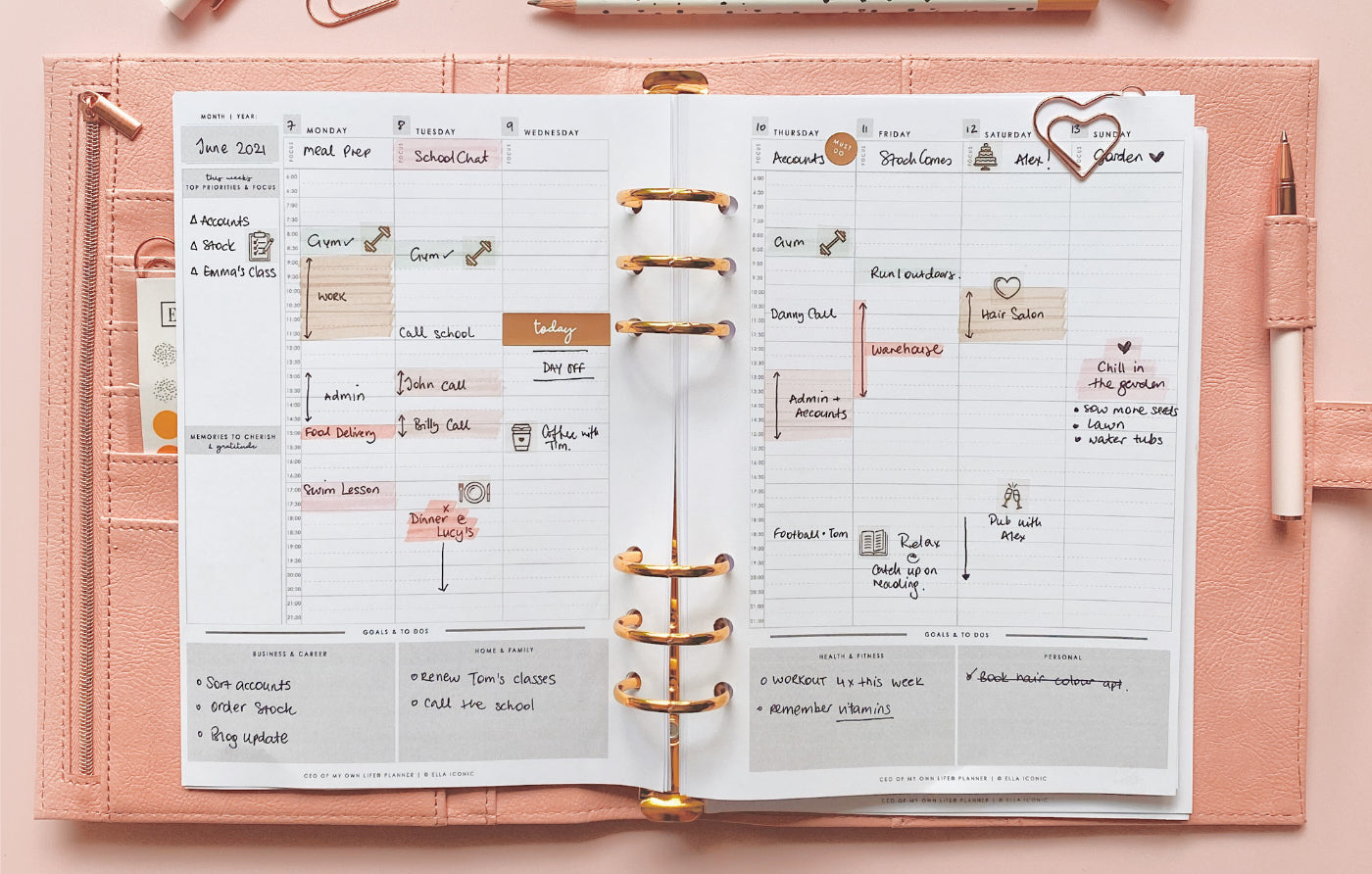 CEO of My Own Life® 2022 Personal Organiser Bundles • Explained
