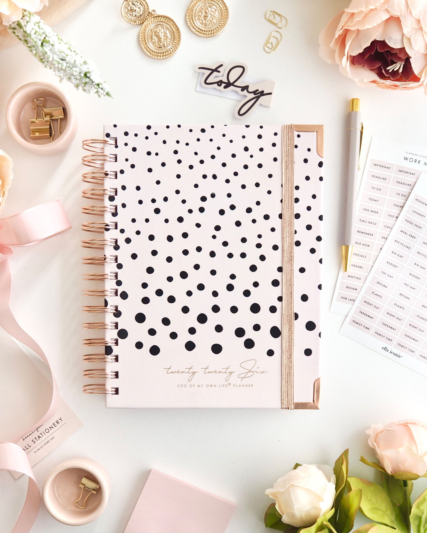 2026 Weekly Life Planner - CEO of My Own Life® Planner - ella iconic® - Dot Luxe