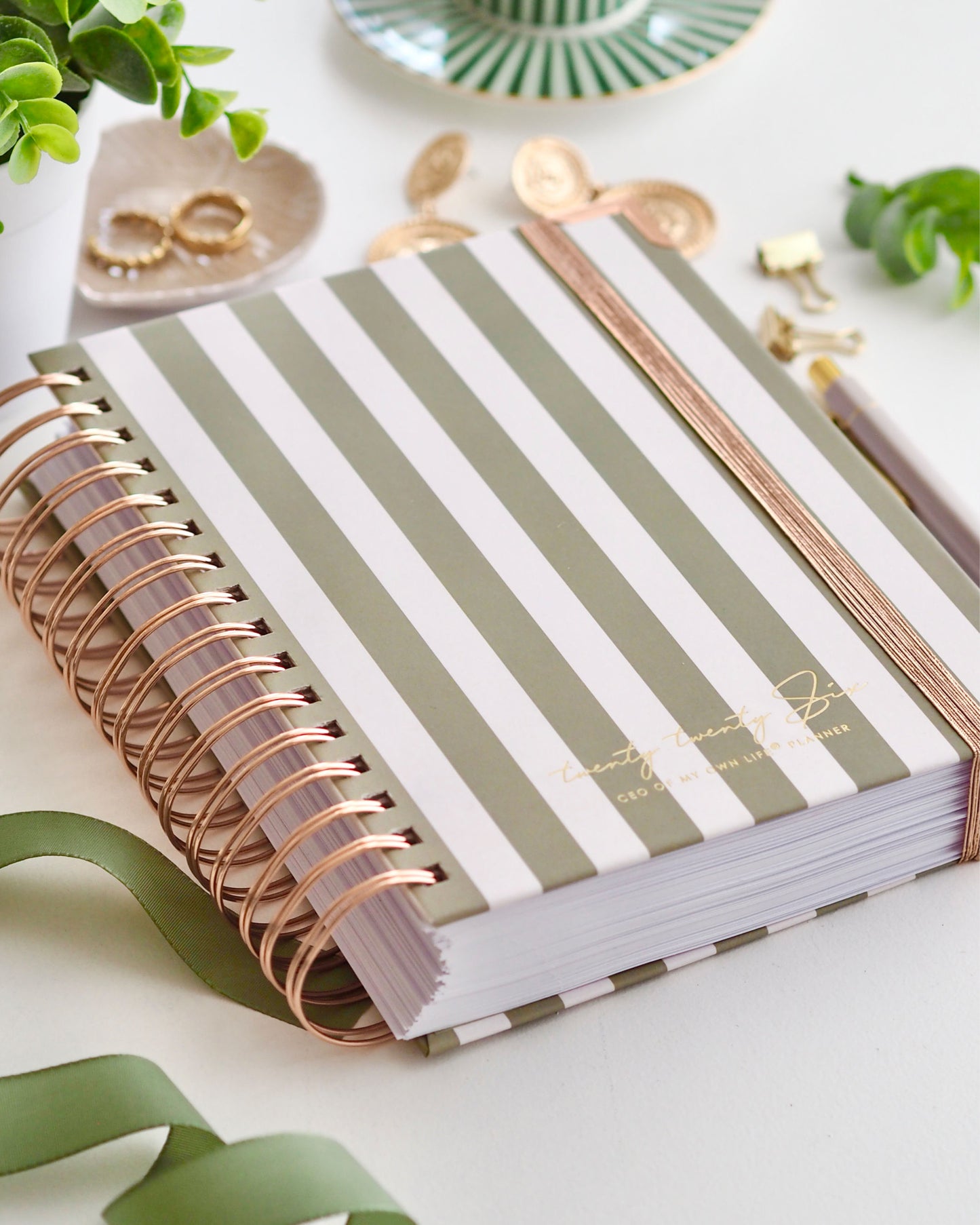 2026 Daily Life Planner - CEO of My Own Life® Planner - ella iconic - Olive