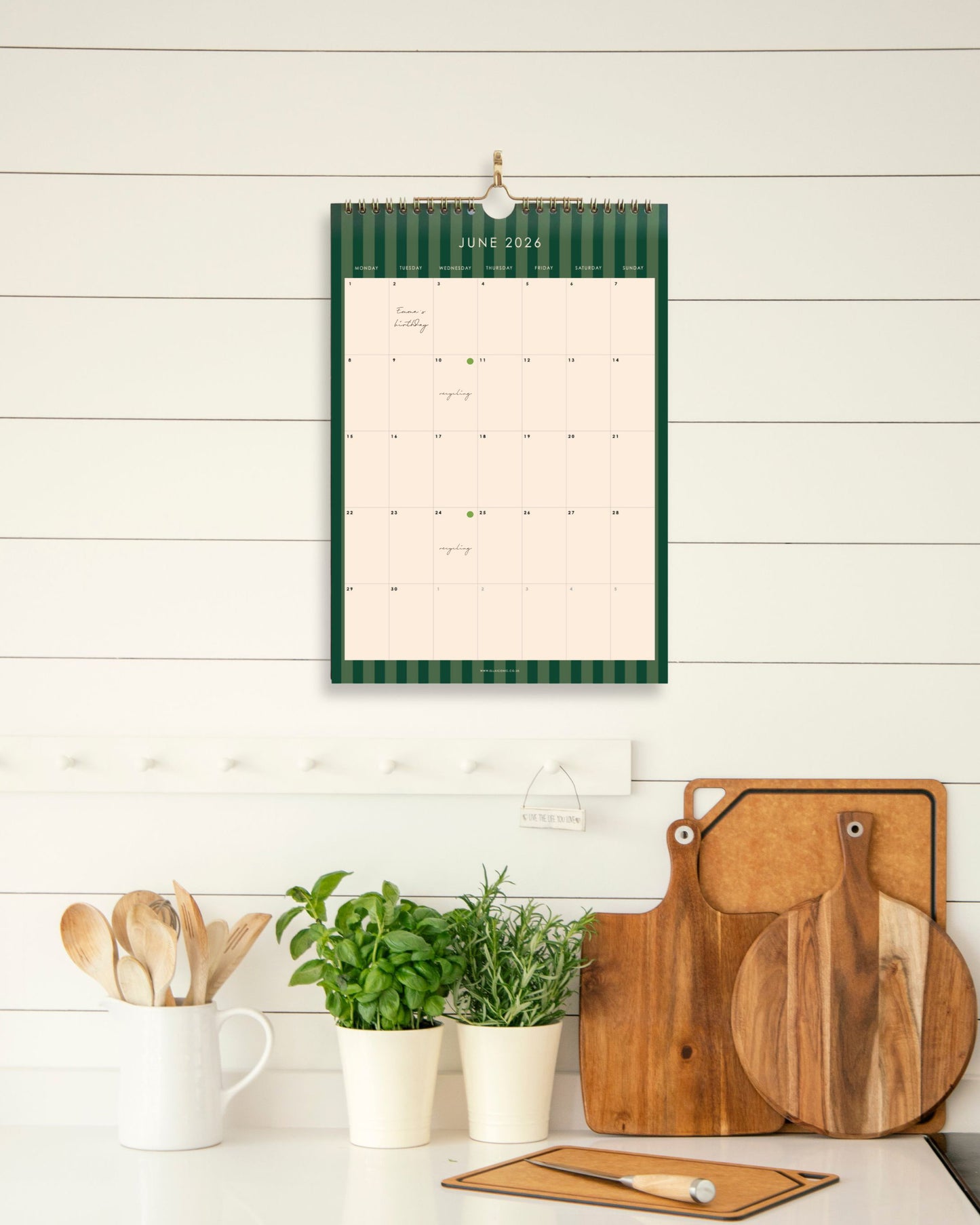 2026 A4 Wall Monthly Calendar - ella iconic® UK