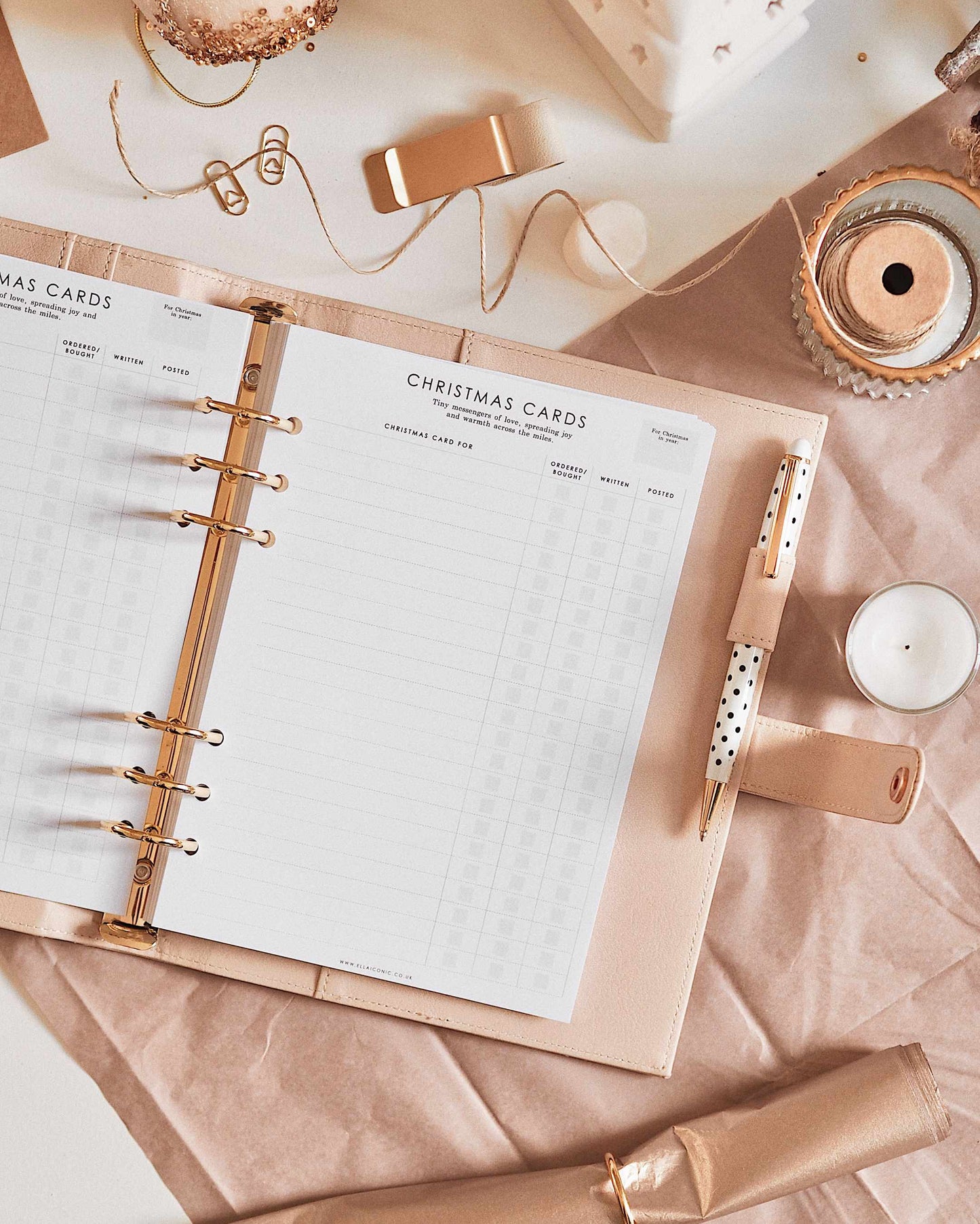 The ultimate Christmas Planner A5 Planner Inserts for 6 Ring Binders - ella iconic® UK