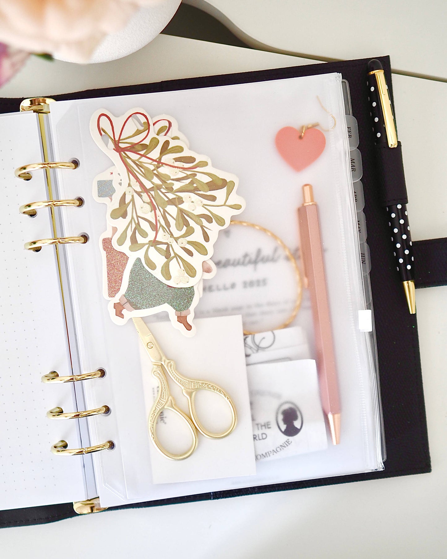 A5 Ring Binder Zip Pouch For 6-Ring Ring Binders Planner - ella iconic® UK