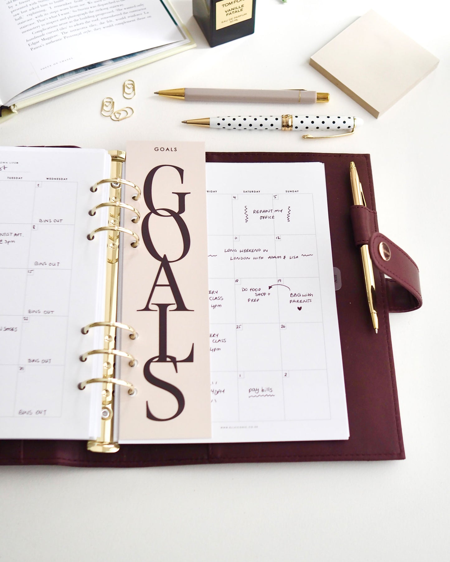Blush 'Goals' Planner Page Marker for A5 6-Ring Binders, Filofax, Large GM 
Louis Vuitton Agendas - ella iconic® UK