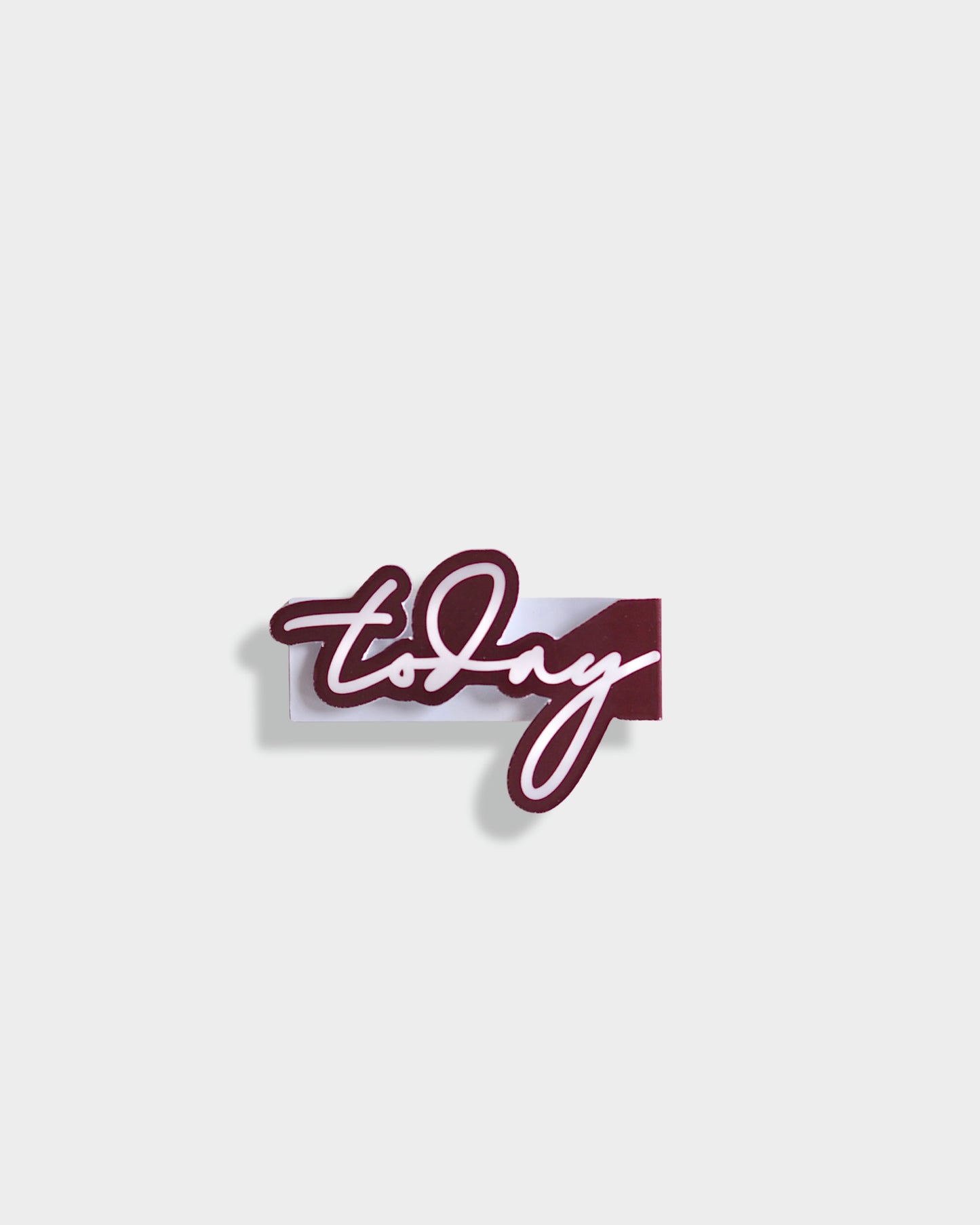 'today' cute magnetic bookmark, page marker for planners, agendas, organisers -  - burgundy - ella iconic®