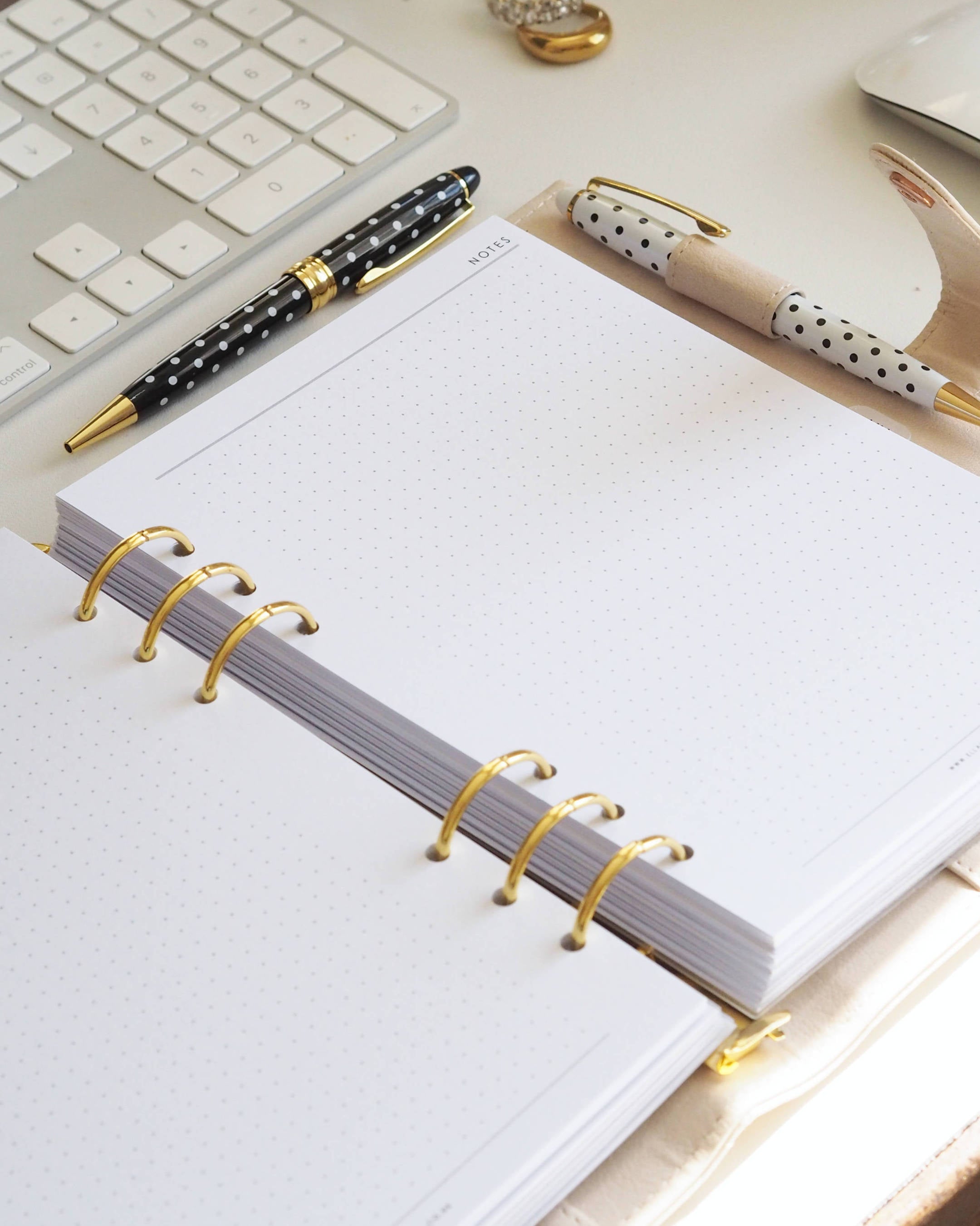 A5 Dot Grid Notes Pages • CEO of My Own Life® Planner Inserts – ellaiconic®