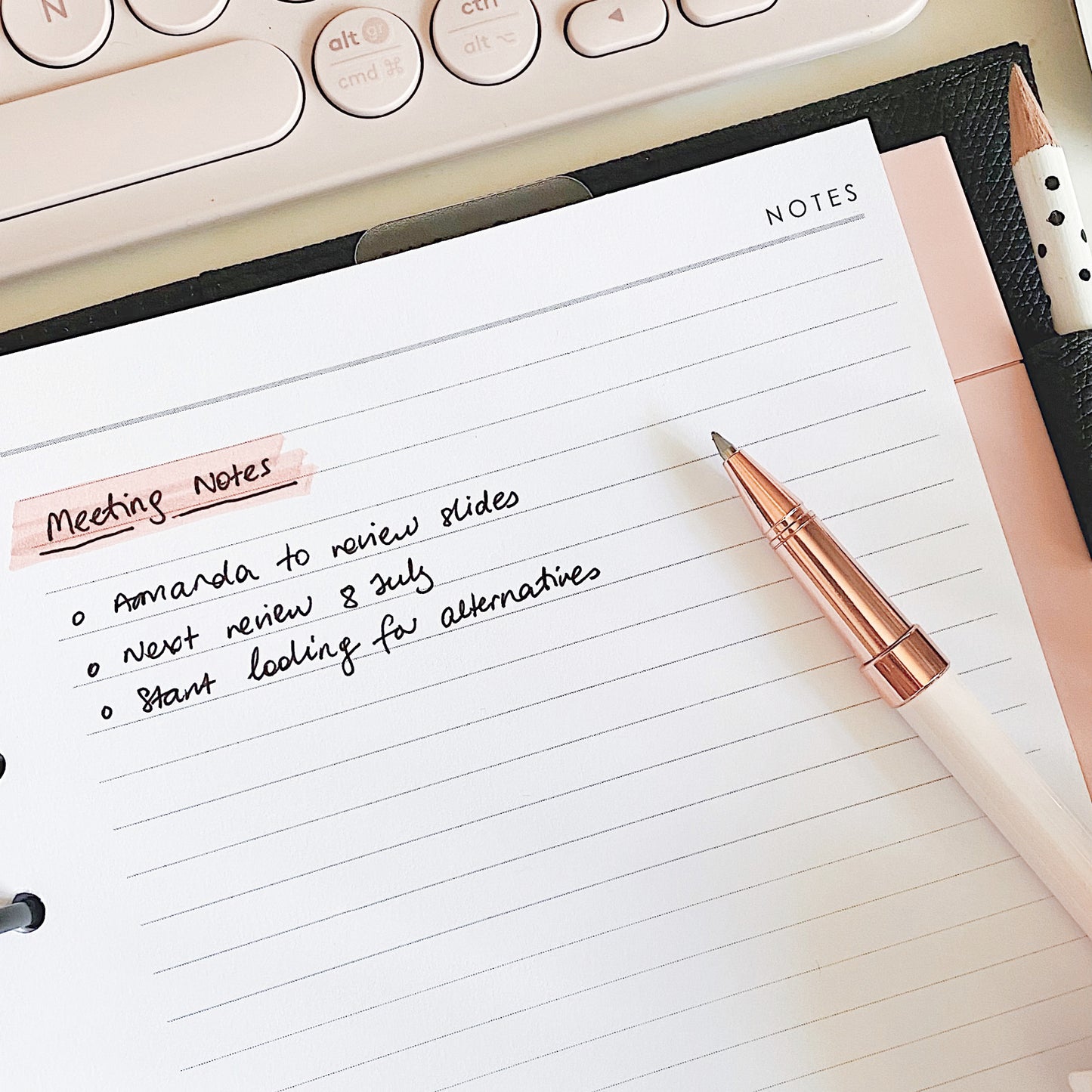 Ella Iconic CEO of My Own Life® Planner | Lined Notes Inserts for Personal Organisers