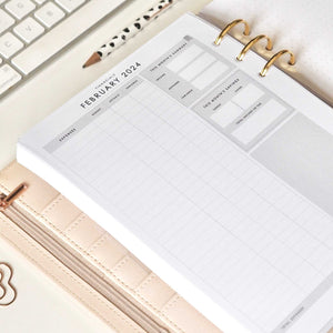A5 Organiser Inserts for Habits Tracking and Financial Planning | Ella Iconic® UK