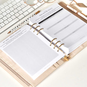 CEO of My Own Life® 2024 Daily Life Planner Inserts for A5 Organisers - Print at Home - ella iconic®