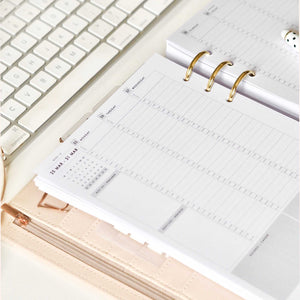 Printable 2024 Weekly Planner Inserts for A5 Organisers - Week on Two Pages Layout - CEO of My Own Life® Planner - ella iconic®