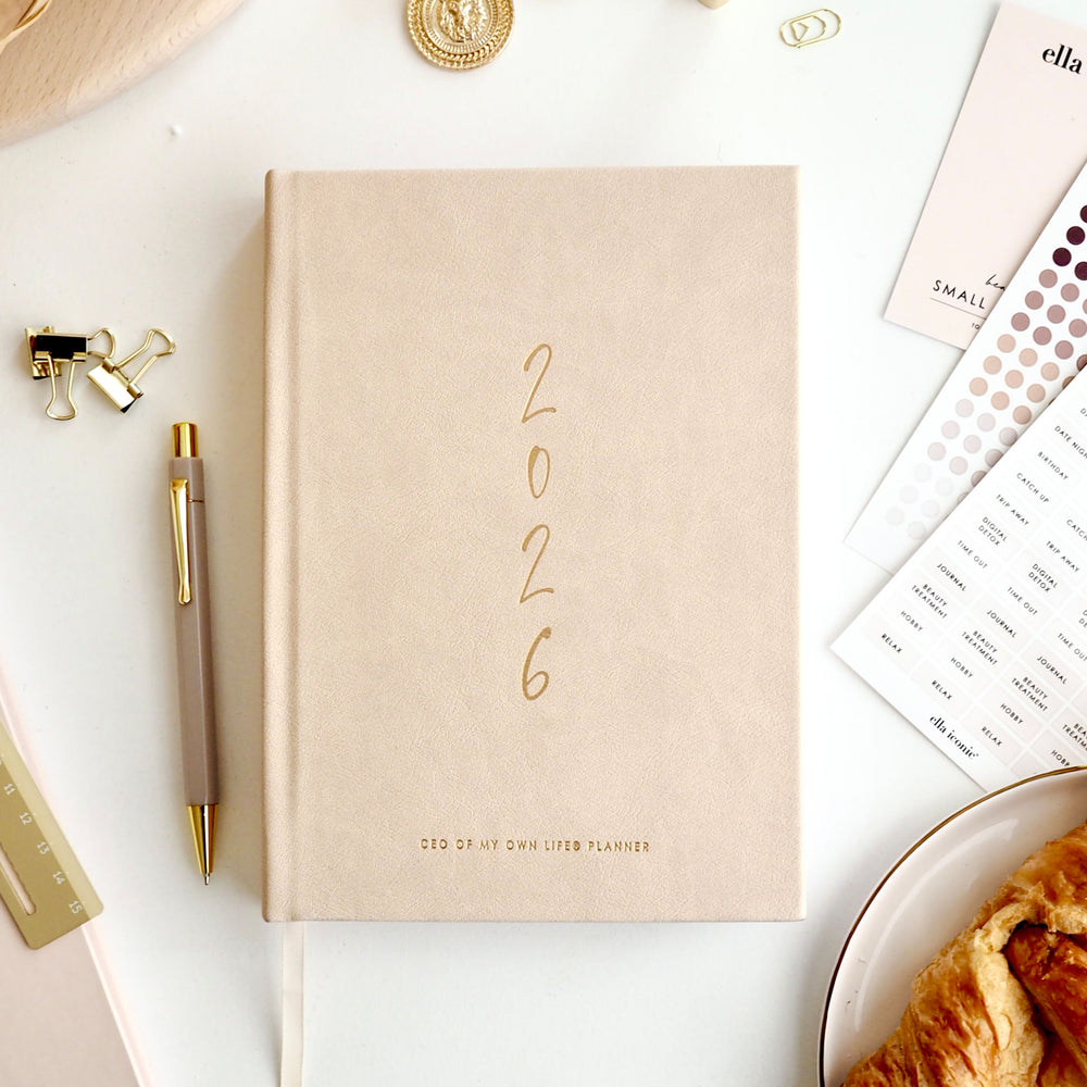 2026 Weekly Life Planner - CEO of My Own Life® Planner - Sand Dunes - ella iconic® UK