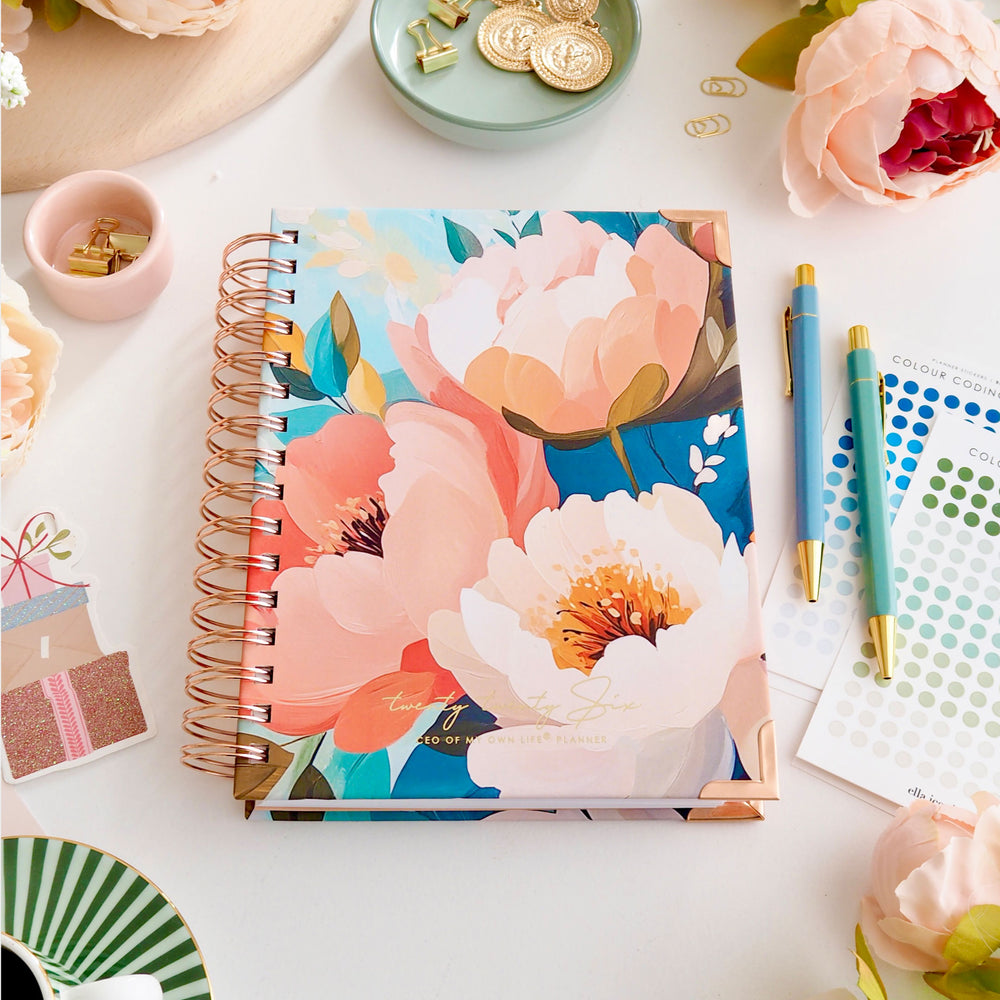 
                  
                    2026 Weekly Life Planner - Blooms -  CEO of My Own Life® Planner - ella iconic® UK
                  
                