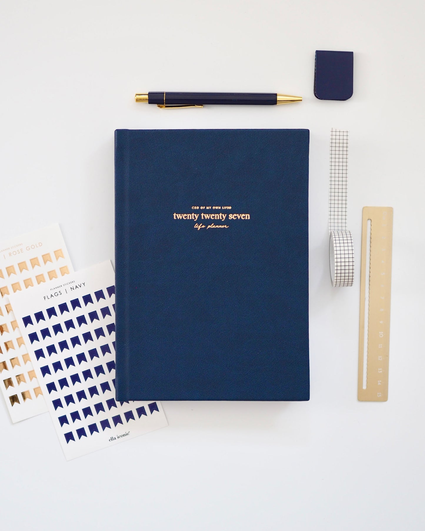 2027 Daily Life Planner • CEO of My Own Life® • Ocean Blue