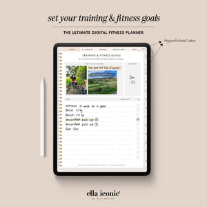 The Ultimate Digital Fitness Planner • for GoodNotes | iPad