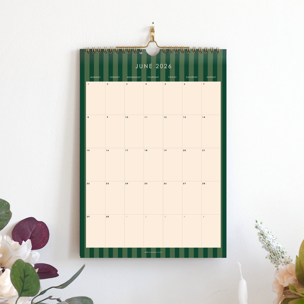 
                  
                    2026 A4 Wall Monthly Calendar - ella iconic® UK
                  
                