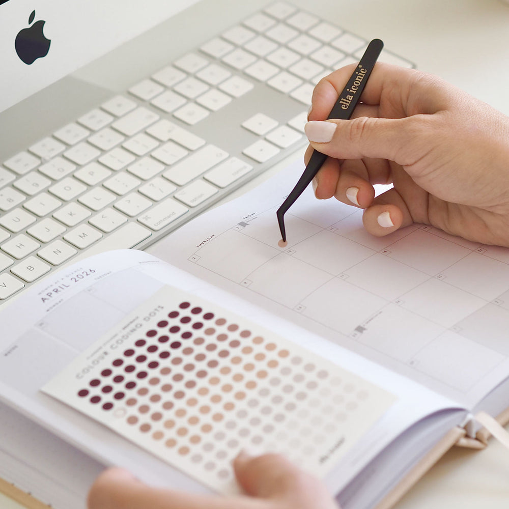 
                  
                    Circle Dot Colour Coding Planner Stickers | Neutrals - ella iconic® UK
                  
                