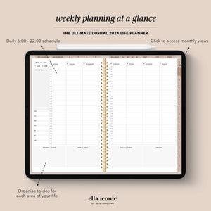 2024 Weekly Planner • CEO of My Own Life® • GoodNotes iOS