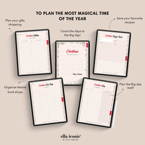 Christmas Digital Planner for GoodNotes iOS iPad - Ella Iconic®