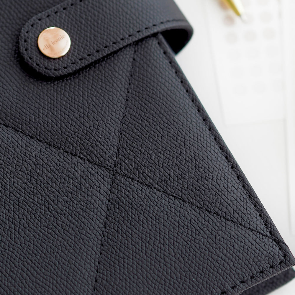 
                  
                    Personalised A5 Ring Binder Agenda - Black - ella iconic
                  
                