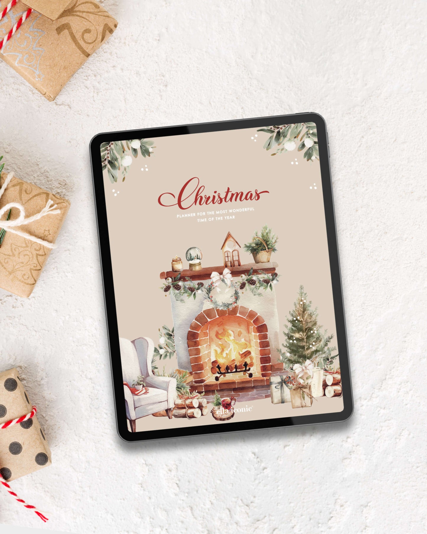 The Ultimate Digital Christmas Planner  For GoodNotes iOS - Cosy Christmas - ella iconic®