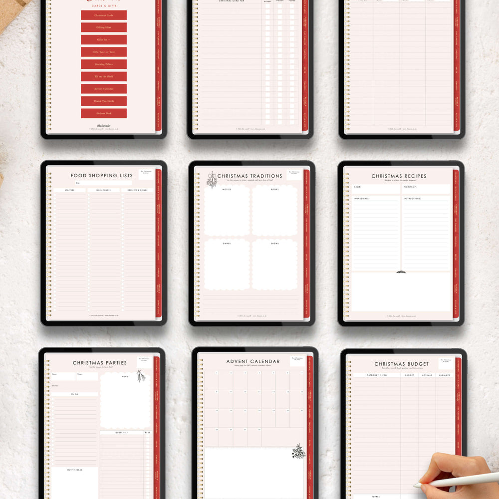 
                  
                    The Ultimate Digital Christmas Planner  For GoodNotes iOS - Cosy Christmas - ella iconic®
                  
                
