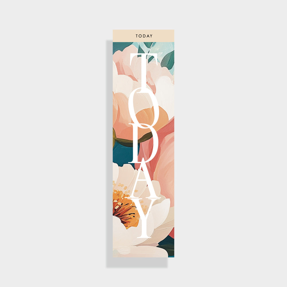 
                  
                    'Today' floral double sided planner page marker / bookmark for A5 planners and diaries - ella iconic® UK
                  
                
