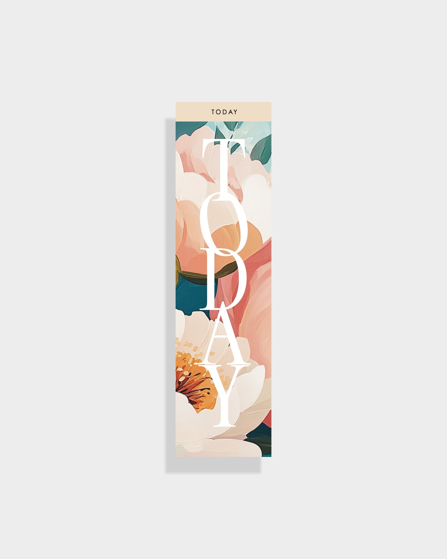 'Today' floral double sided planner page marker / bookmark for A5 planners and diaries - ella iconic® UK