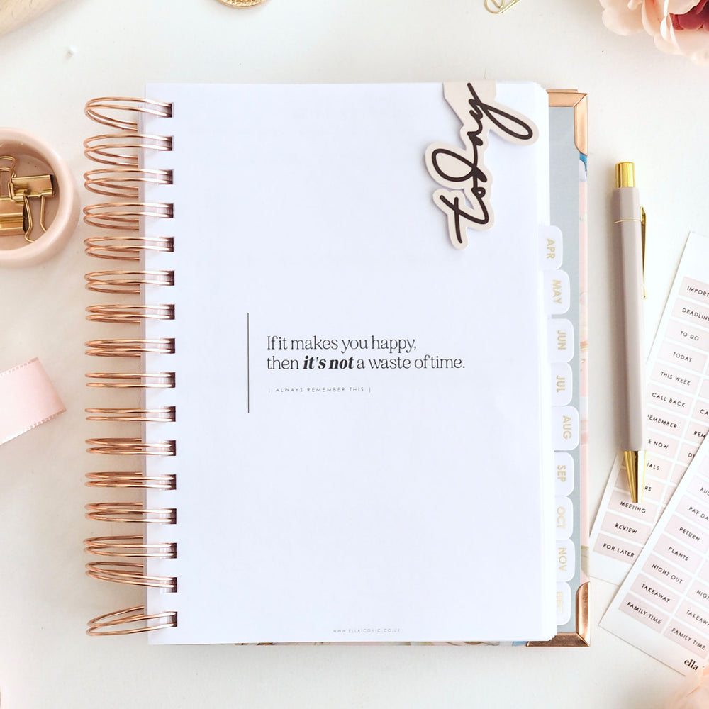 
                  
                    'today' Magnetic Bookmark, Page Marker for Planners, Agendas, Organisers  - ella iconic®  - Nude
                  
                