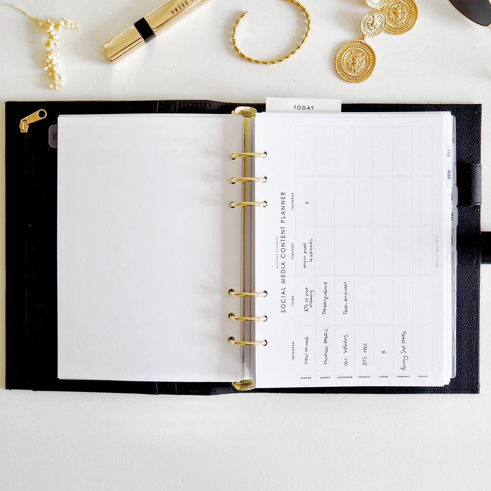 
                  
                    Social Media Content Planning A5 Planner Inserts - ella iconic® UK
                  
                