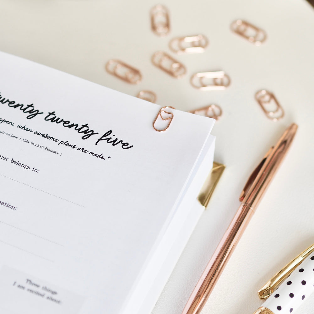 
                  
                    Metal Heart Shaped Rose Gold Paper Clips - ella iconic® - uk
                  
                