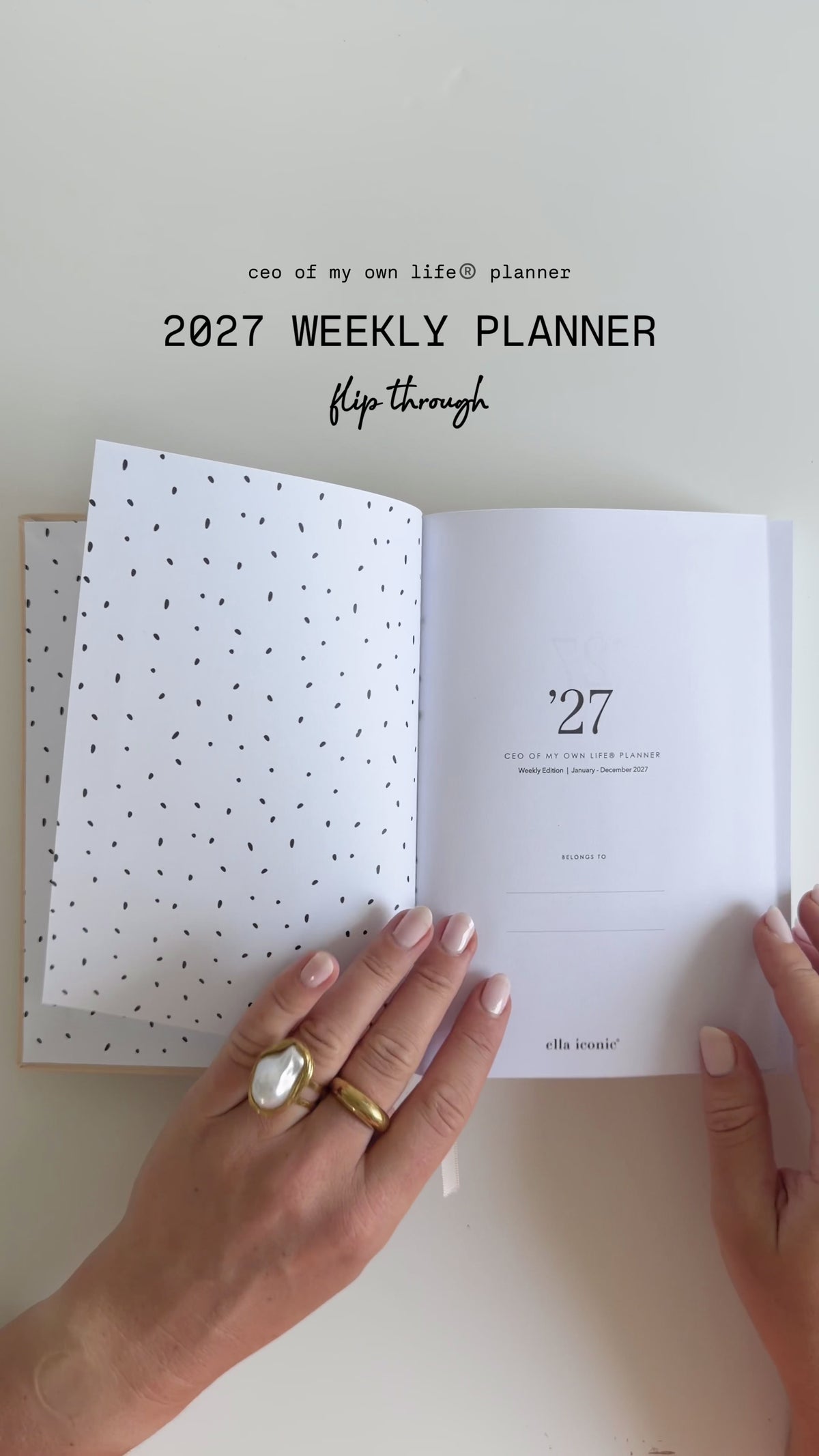 2027 Weekly Planner Bundle