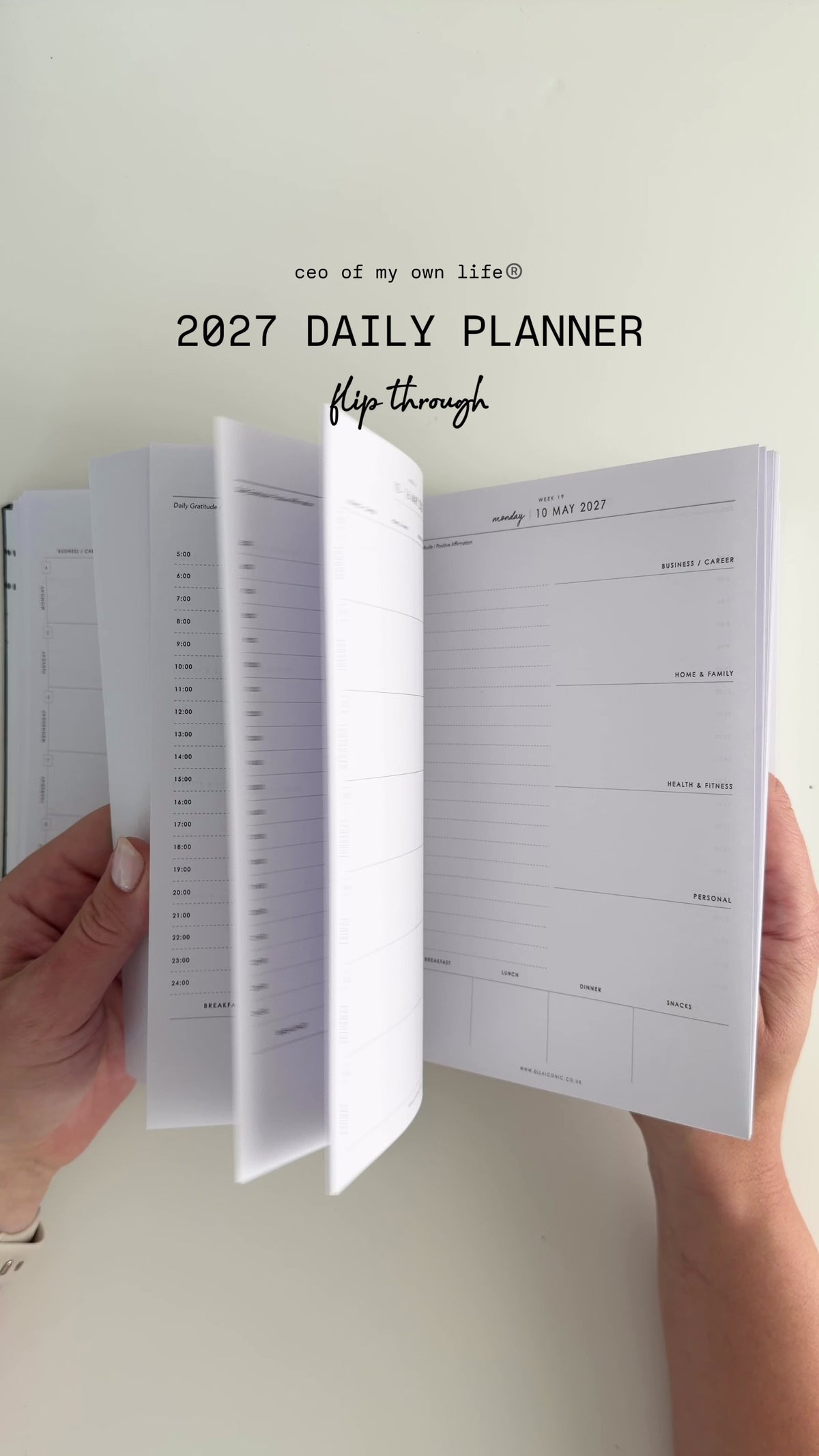 2027 Daily Planner Bundle